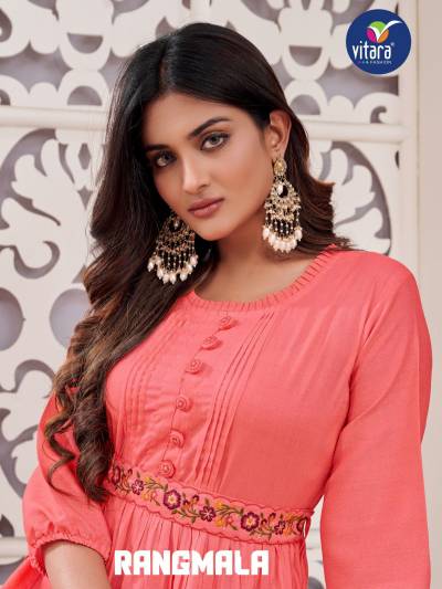 Rangmala By Vitara Designer Flared Gown Collection